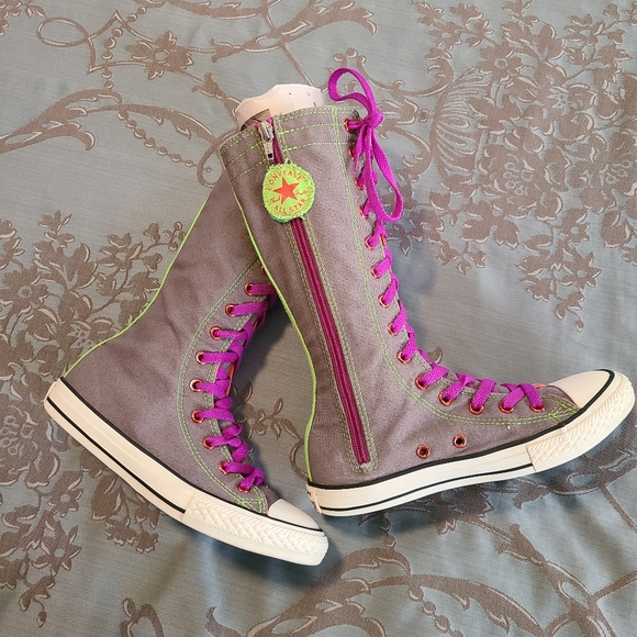 Converse Chuck Taylor XHI All Star Gray Sneakers Women's Size 5 - Picture 1 of 14